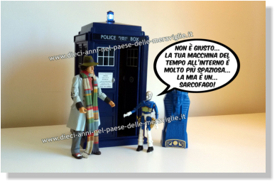 Il 4° Dottore (Doctor Who) incontra Pharoid (Micronauti Time Traveller)